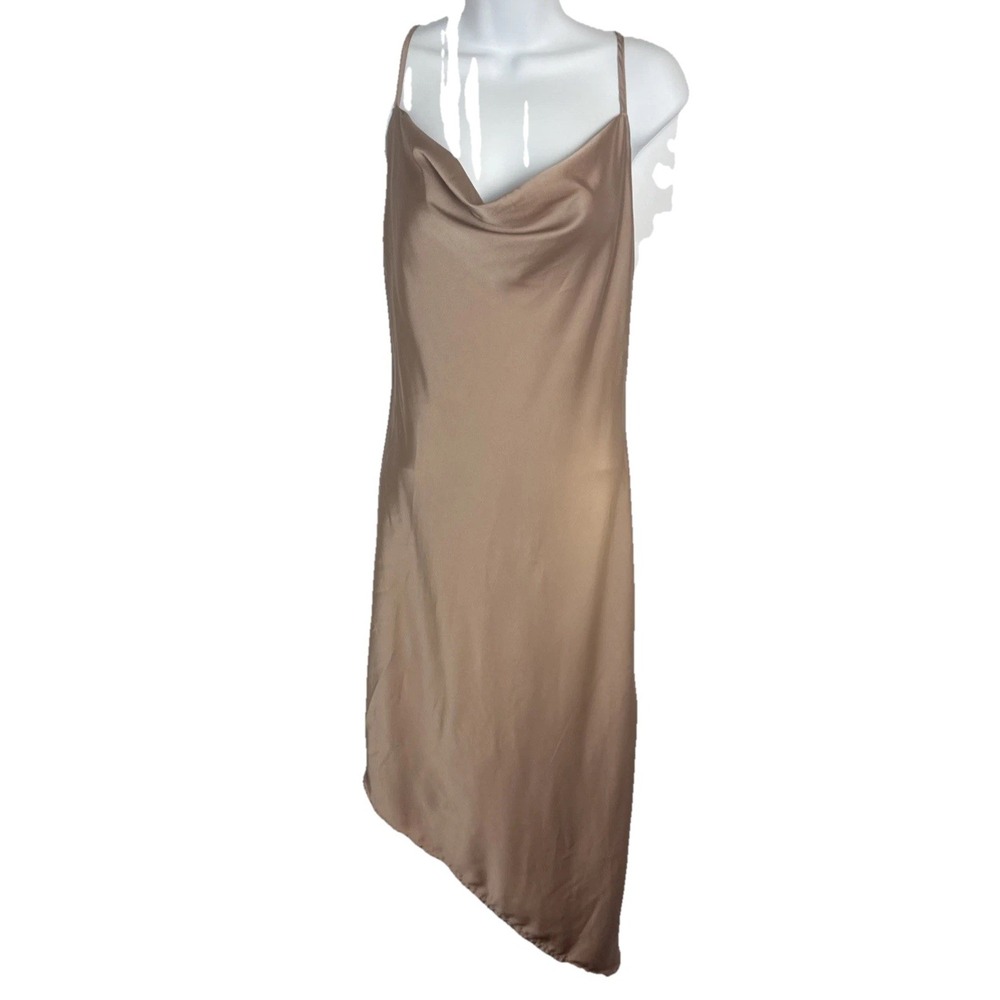 Forever 21 Womens Small Slip Dress Maxi Fairy Grunge Asymmetrical Y2K‎ HOCO